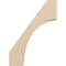 Ekena Millwork 5-inch W x 16-inch D x 22-inch H Westlake Rough Cedar Woodgrain TimberThane Knee Brace, Primed BRCUR05X16X22WTLRCPR - alternate 6